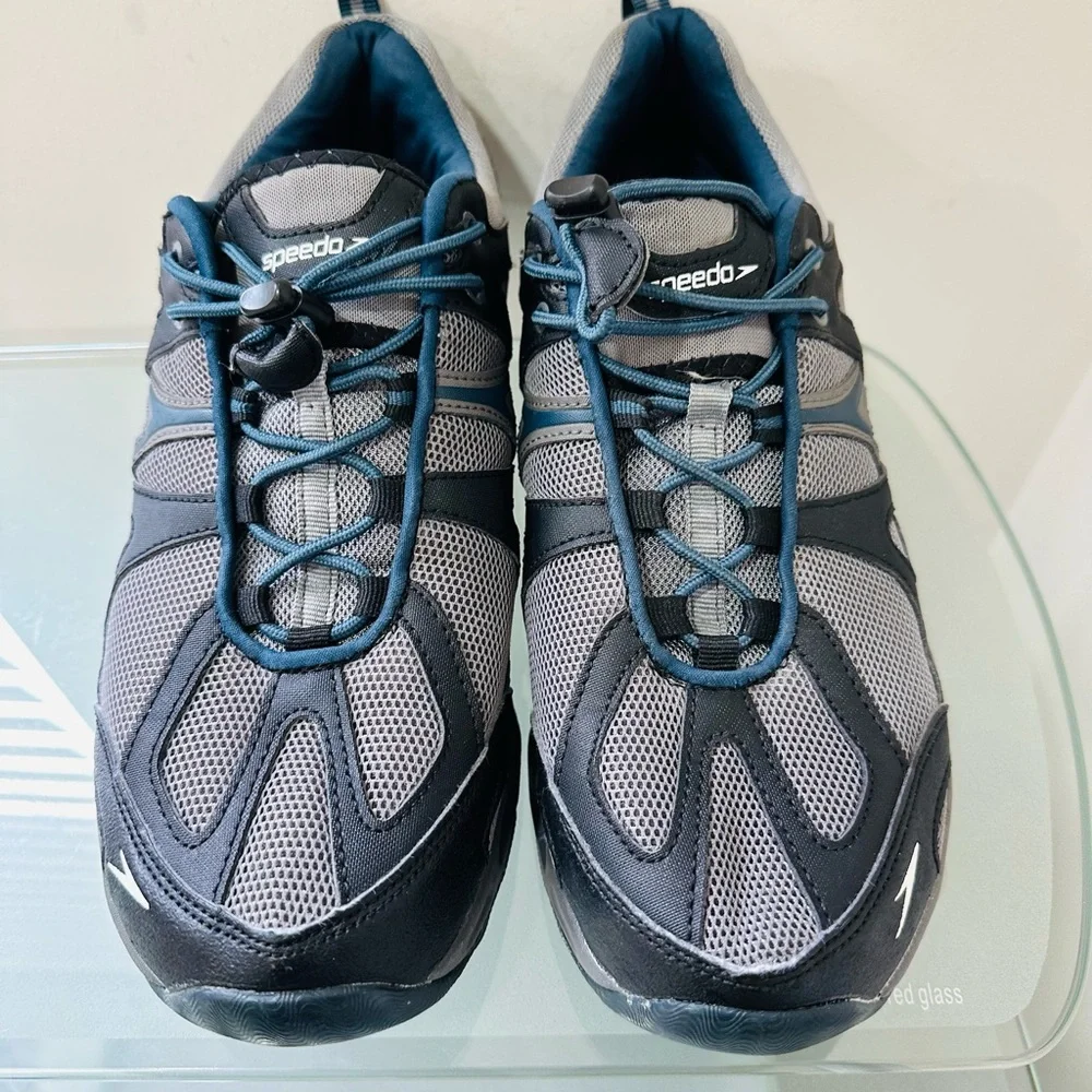Speedo Hydro Comfort Men's Sz‎ 11 Bungee Lace Athletic Shoes # 10749